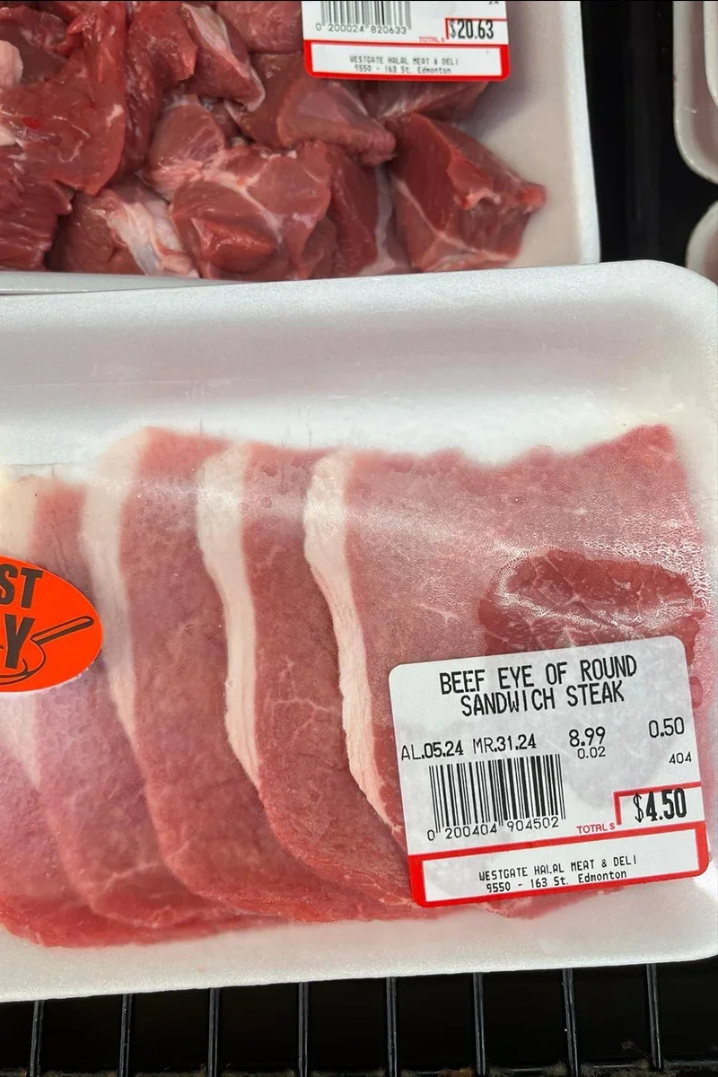 Beef Sandwich Steak
